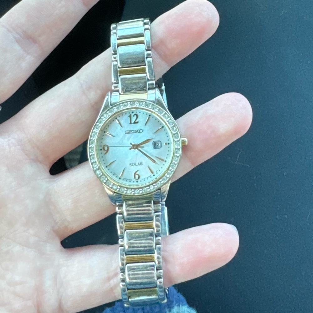 Seiko Watch two toned